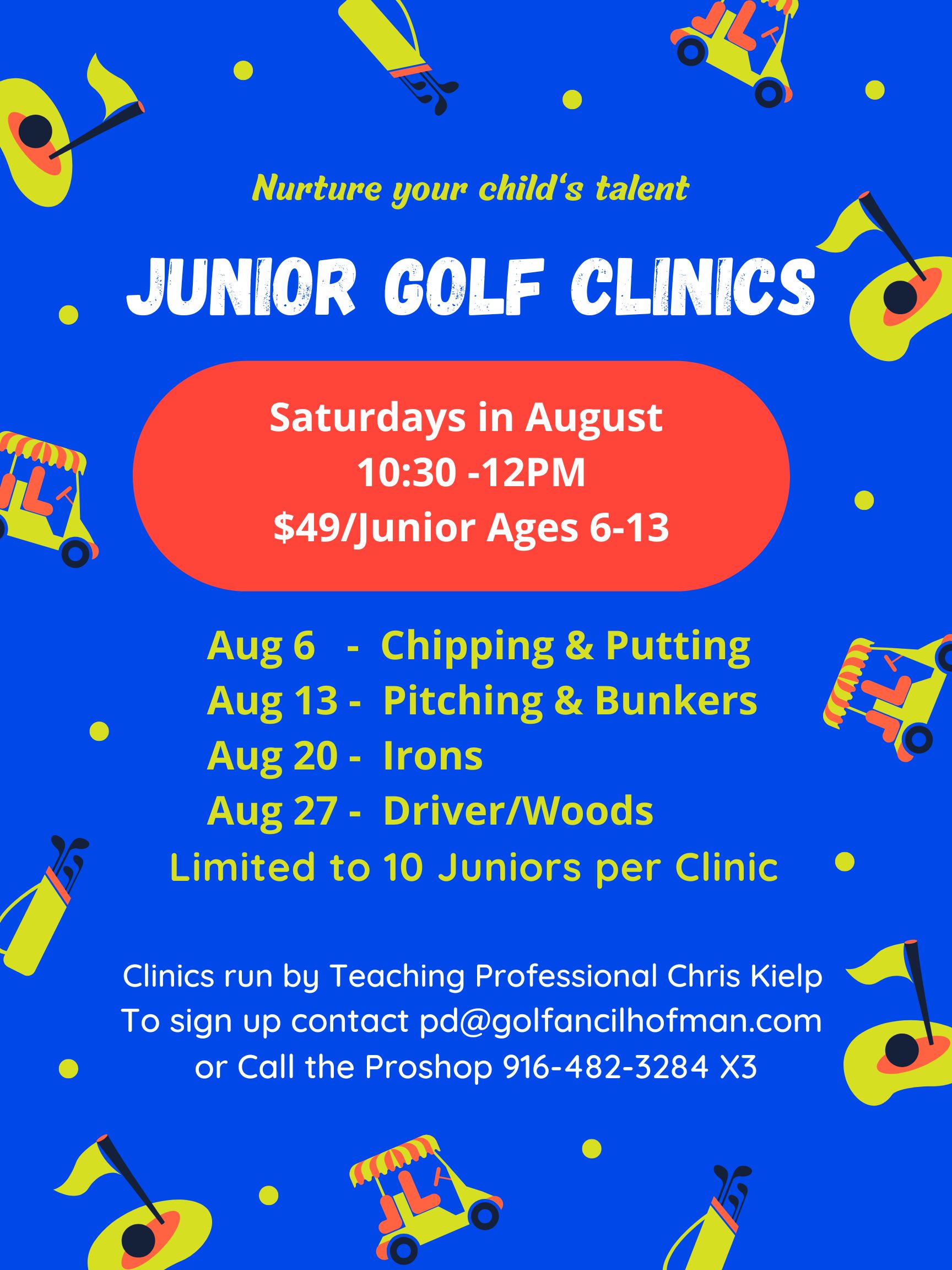 Green RED BLUE Junior Clinic 722
